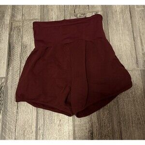 Hofish Maternity Cotton Blend Maroon SZ L  Side  Pockets. Great Color . Comfy.